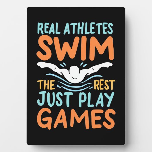 Real Athletes Swim Fotoplaat (voorkant)