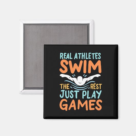 Real Athletes Swim Magneet (Voorkant / Achterkant)