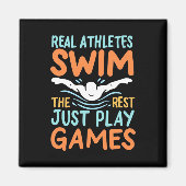 Real Athletes Swim Magneet (Voorkant)