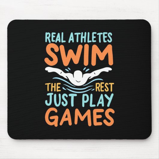 Real Athletes Swim Muismat (Voorkant)