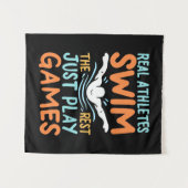 Real Athletes Swim Wandkleed (Voorkant (horizontaal))