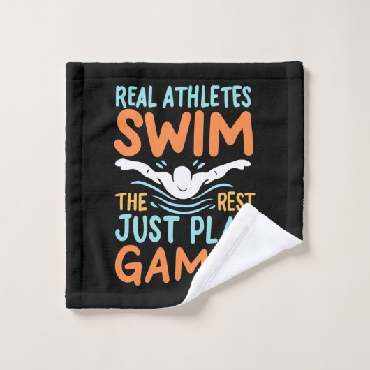 Real Athletes Swim Washandje (Wasdoekje)