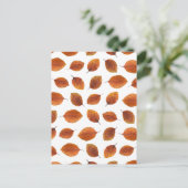 Real Autumn Leaves Pattern Briefkaart (Staand voorkant)