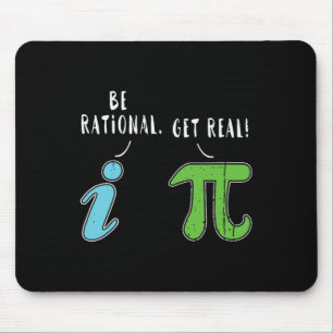Real be Rational Funny Wiskunde Meme Wiskunde Nerd Muismat