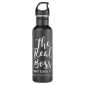 Real Boss - Happy Administrative Professionals Waterfles (Voorkant)