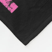 Real Boys Draag roze borstkanker Fleece Deken (Hoek)