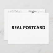 Real Briefkaart Generic Briefkaart Boring Briefkaa (Voorkant / Achterkant)