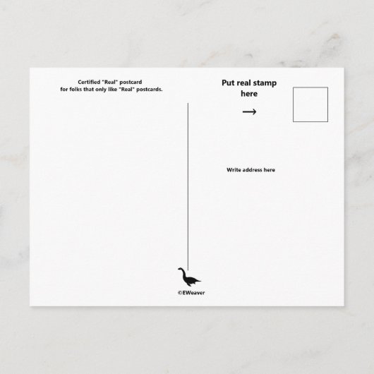 Real Briefkaart Generic Briefkaart Boring Briefkaa (Achterkant)