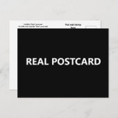 Real Briefkaart Generic Briefkaart Boring Briefkaa (Voorkant / Achterkant)