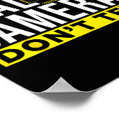 Real Cameras Don't Text Cool Photography  Poster (Hoek)