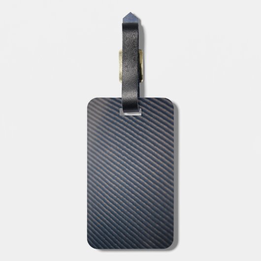 Real Carbon Fiber Photo Texture Bagagelabel (Achterkant verticaal)