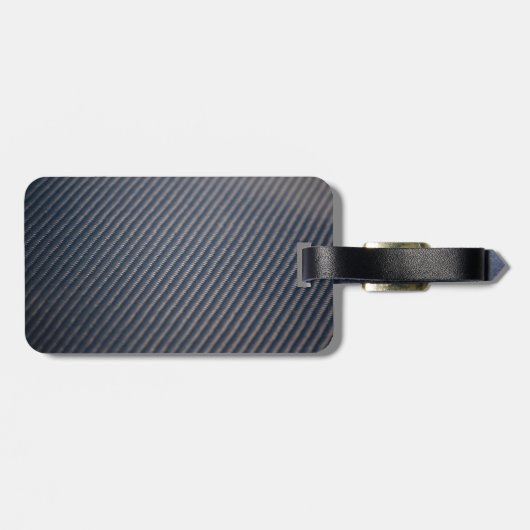Real Carbon Fiber Photo Texture Bagagelabel (Achterkant horizontaal)