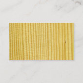 Real Carolina Pine Veneer Woodgrain Visitekaartje (Achterkant)