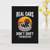 Real Cars Don't Shift Themselves Kaart (Gele Bloem)