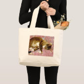 Real Cat, Fake Cat 2 Grote Tote Bag (Voorkant (product))