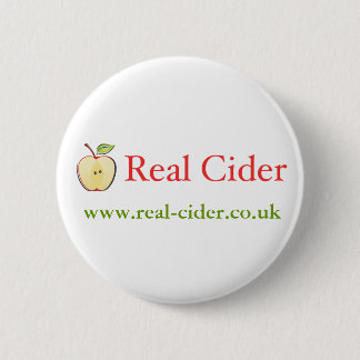 Real Cider badge Ronde Button 5,7 Cm