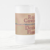 Real Cowboy Frosted Glass Mok (Voorkant rechts)