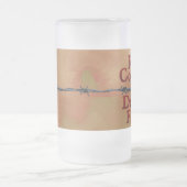 Real Cowboy Frosted Glass Mok (Center)