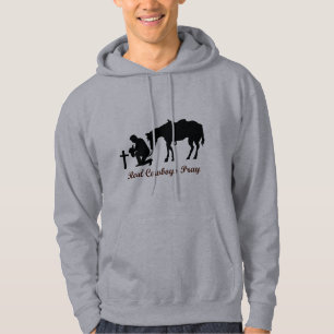 Real Cowboys Pray Hoodie