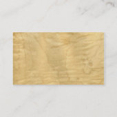 Real Curly Maple Veneer Woodgrain Visitekaartje (Achterkant)