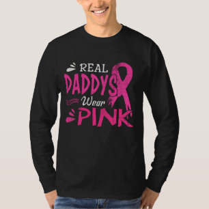 Real Daddys Draag roze borstkankerbewustzijn T-shirt