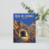 Real de Catorce Mexico -> Briefkaart (Staand voorkant)