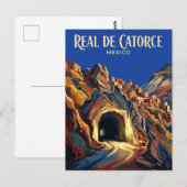 Real de Catorce Mexico -> Briefkaart (Voorkant / Achterkant)