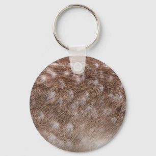 Real Deer Fur Foto Sampling Willife Gift Sleutelhanger