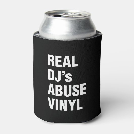 REAL DJ's ABUSE VINYL Blikjeskoeler (Blikje Voorkant)