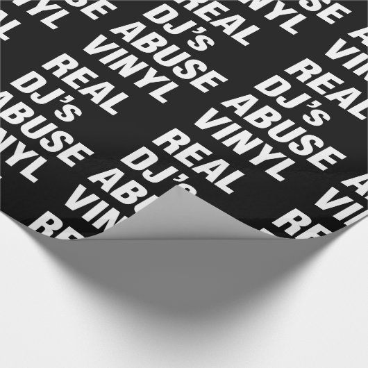 REAL DJ's ABUSE VINYL Cadeaupapier (Hoek)