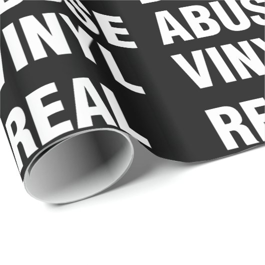 REAL DJ's ABUSE VINYL Cadeaupapier (Rol Hoek)