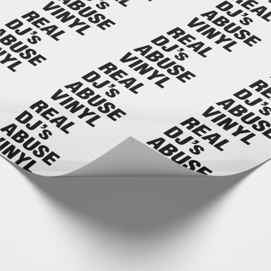 REAL DJ's ABUSE VINYL Cadeaupapier (Hoek)