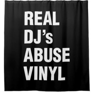 REAL DJ's ABUSE VINYL Douchegordijn