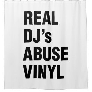 REAL DJ's ABUSE VINYL Douchegordijn
