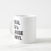 REAL DJ's ABUSE VINYL Koffiemok (Voorkant links)