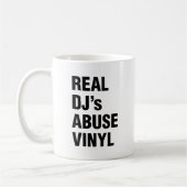 REAL DJ's ABUSE VINYL Koffiemok (Links)