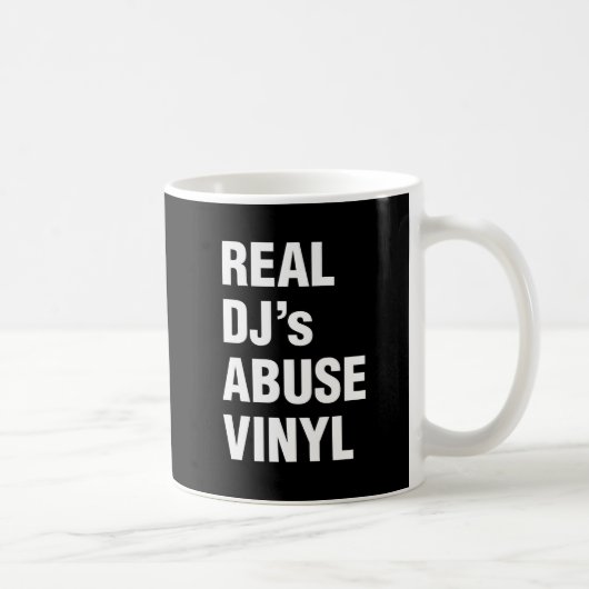 REAL DJ's ABUSE VINYL Koffiemok (Rechts)