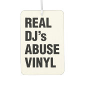 REAL DJ's ABUSE VINYL Luchtverfrisser (Voorkant)