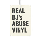 REAL DJ's ABUSE VINYL Luchtverfrisser (Achterkant)