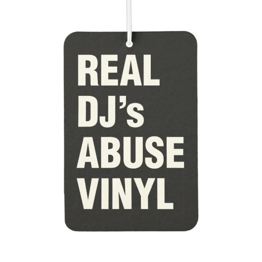 REAL DJ's ABUSE VINYL Luchtverfrisser (Voorkant)