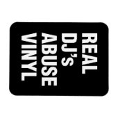 REAL DJ's ABUSE VINYL Magneet (Horizontaal)