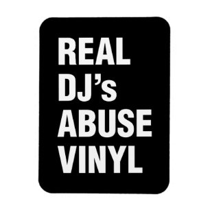 REAL DJ's ABUSE VINYL Magneet