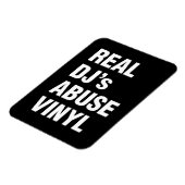 REAL DJ's ABUSE VINYL Magneet (Linkerzijde)