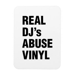 REAL DJ's ABUSE VINYL Magneet