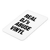 REAL DJ's ABUSE VINYL Magneet (Linkerzijde)