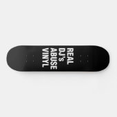 REAL DJ's ABUSE VINYL Persoonlijk Skateboard (Horizontaal)
