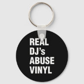 REAL DJ's ABUSE VINYL Sleutelhanger (Voorkant)