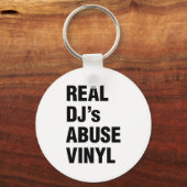 REAL DJ's ABUSE VINYL Sleutelhanger (Voorkant)