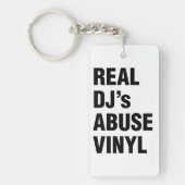 REAL DJ's ABUSE VINYL Sleutelhanger (Voorkant)