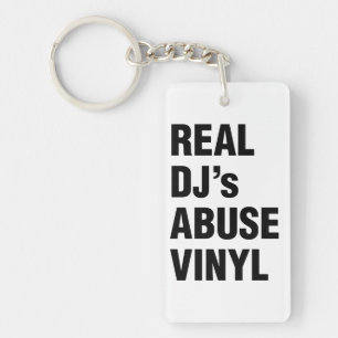REAL DJ's ABUSE VINYL Sleutelhanger
